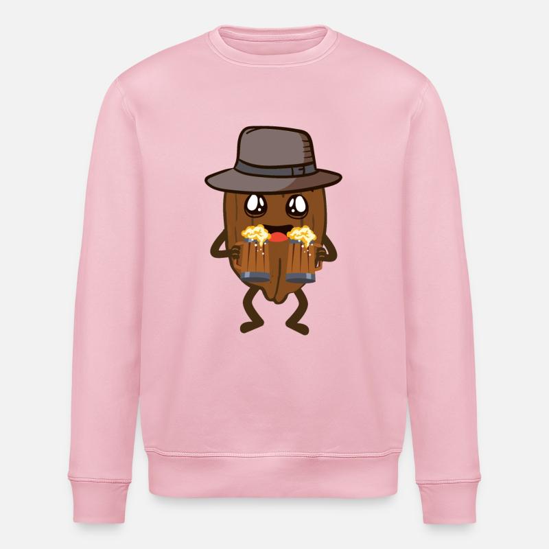 walnut - Stanley/Stella ROLLER Unisex Organic Sweatshirt - cotton pink