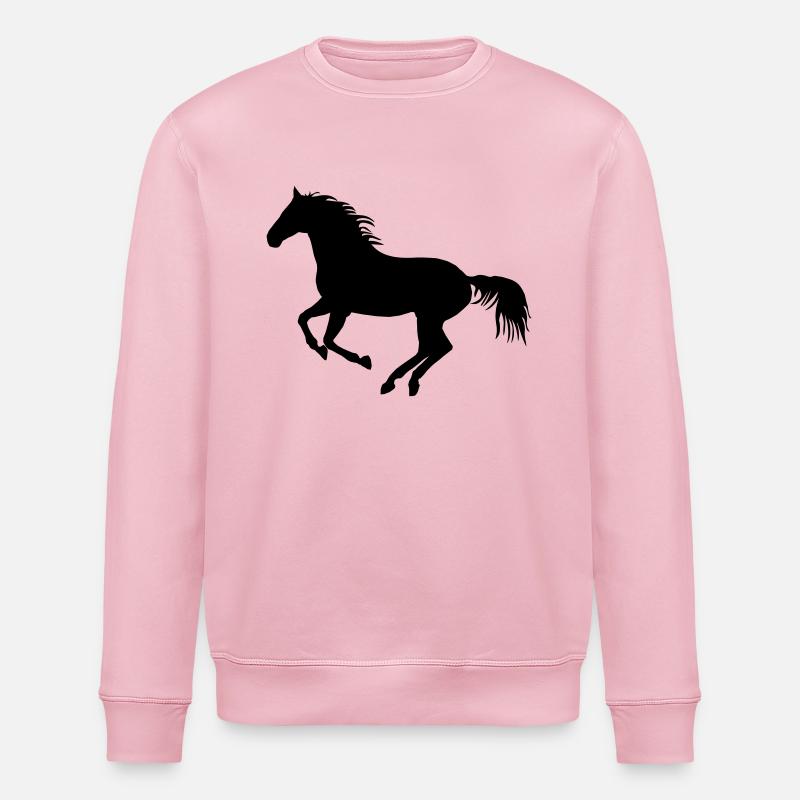 Wild Horse - Stanley/Stella Unisex Bio-Sweatshirt ROLLER - Hellrosa