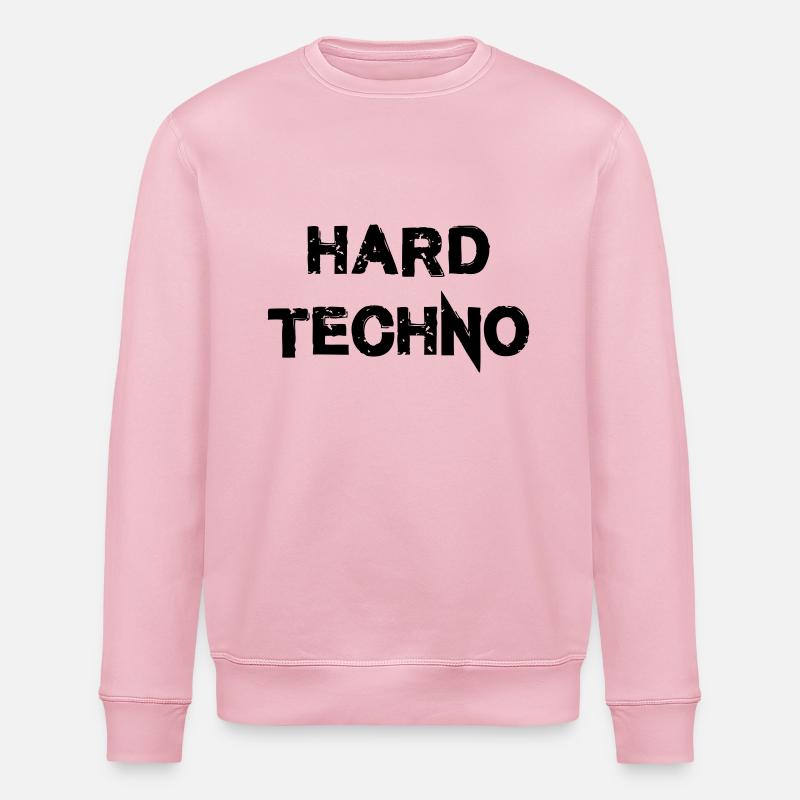 Hard Techno - Stanley/Stella økologisk unisex-sweatshirt ROLLER - lys rosa