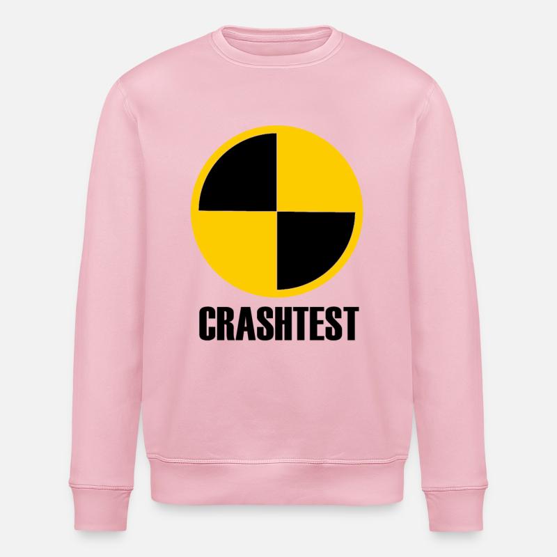 CRASH TEST - Sweat bio ROLLER Stanley/Stella Unisexe - rose pâle
