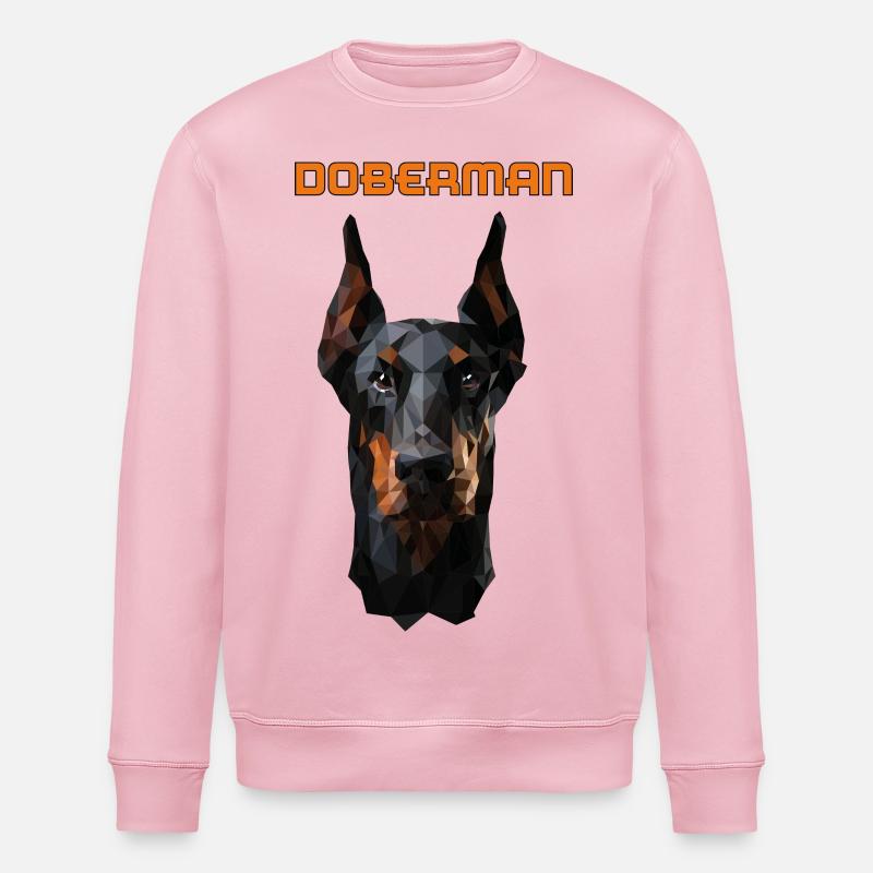 DOBERMAN - Sweat bio ROLLER Stanley/Stella Unisexe - rose pâle