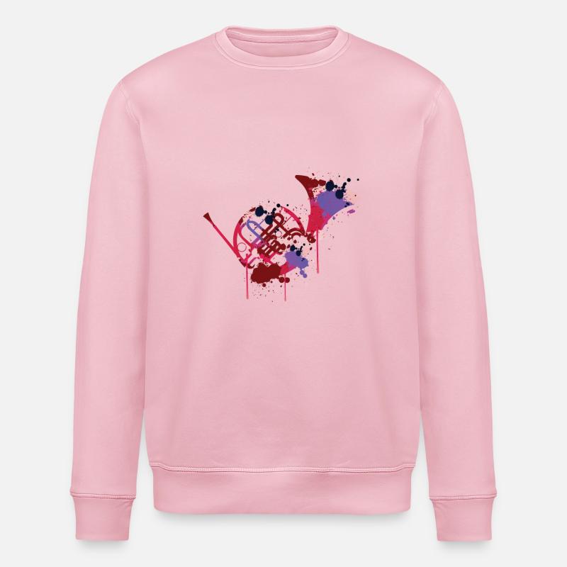 French Horn - Stanley/Stella Unisex Bio-Sweatshirt ROLLER - Hellrosa