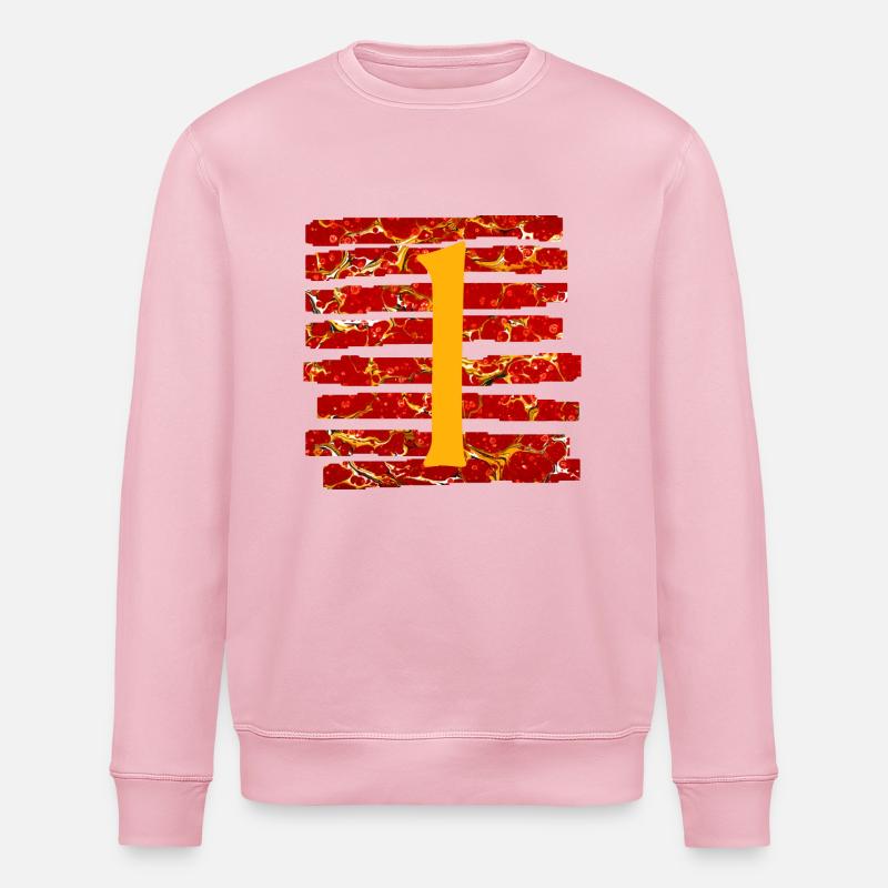 Strip E 232 l - Stanley/Stella ROLLER Unisex Organic Sweatshirt - cotton pink
