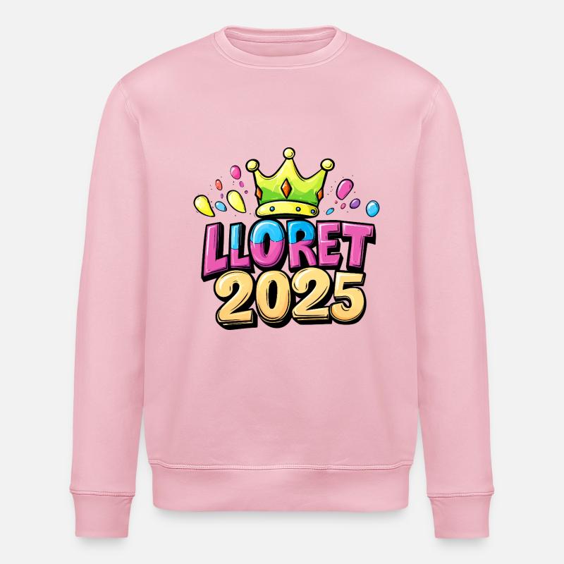 Lloret de Mar 2025 - Sweat bio ROLLER Stanley/Stella Unisexe - rose pâle