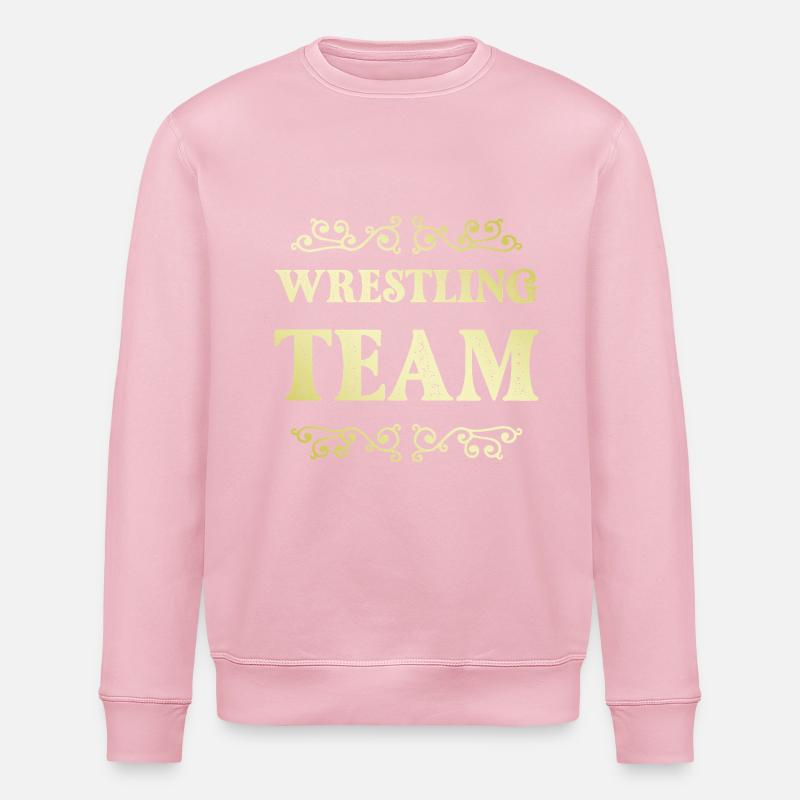 Équipe de lutte - Sweat bio ROLLER Stanley/Stella Unisexe - rose pâle