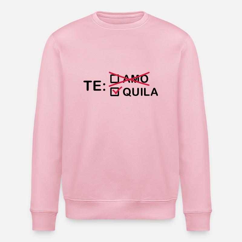 te_amo_quila_2_f2 - Stanley/Stella Unisex Bio-Sweatshirt ROLLER - Hellrosa