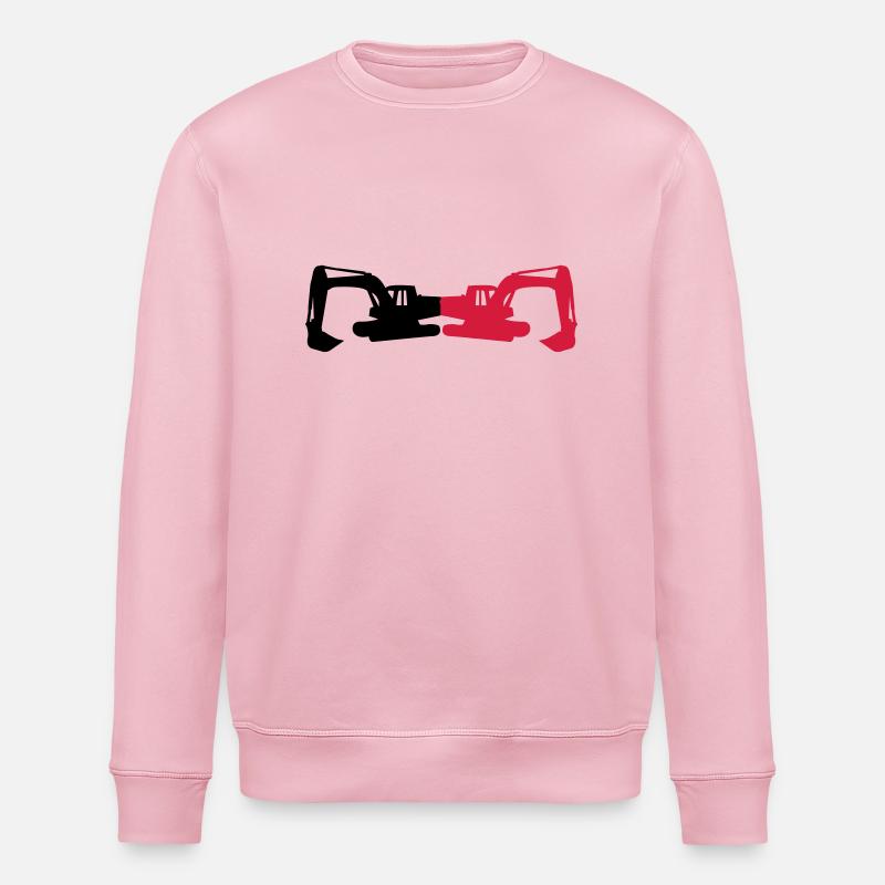 bagger02 - Stanley/Stella Unisex Bio-Sweatshirt ROLLER - Hellrosa