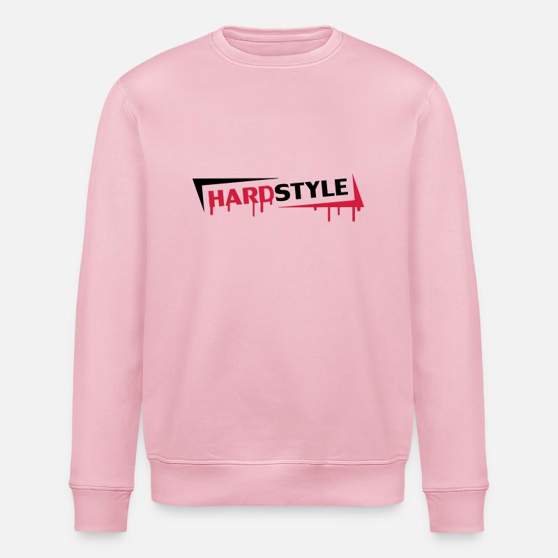 Hardstyle Graffiti - Sweat bio ROLLER Stanley/Stella Unisexe - rose pâle