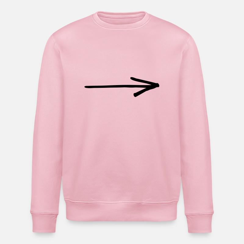 Arrow - Stanley/Stella Unisex Bio-Sweatshirt ROLLER - Hellrosa