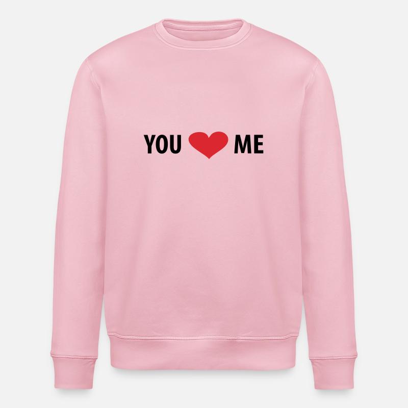 You love Me - Stanley/Stella Unisex Bio-Sweatshirt ROLLER - Hellrosa