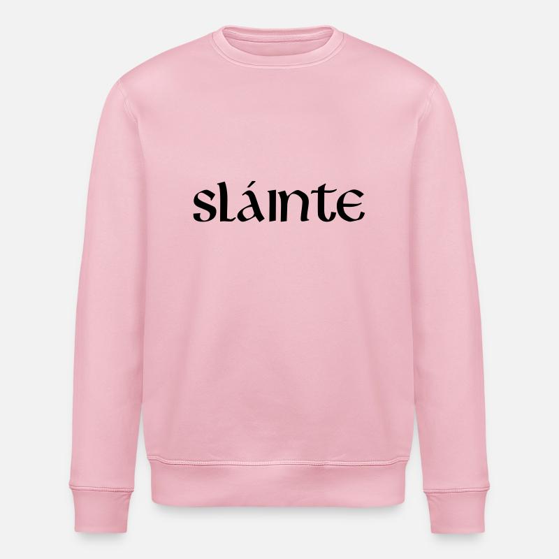 Slainte text de - Stanley/Stella Unisex Bio-Sweatshirt ROLLER - Hellrosa