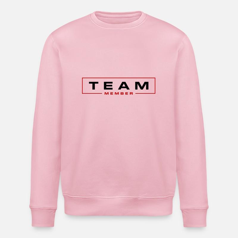 Équipier - Sweat bio ROLLER Stanley/Stella Unisexe - rose pâle
