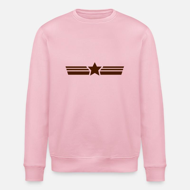 star - Stanley/Stella Unisex Bio-Sweatshirt ROLLER - Hellrosa