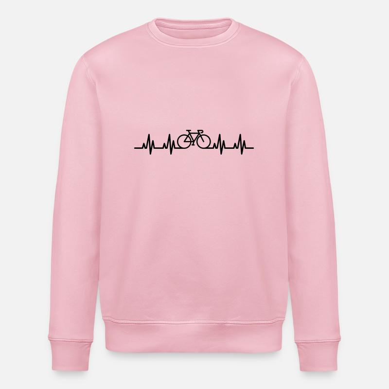 Vélo ECG - Sweat bio ROLLER Stanley/Stella Unisexe - rose pâle