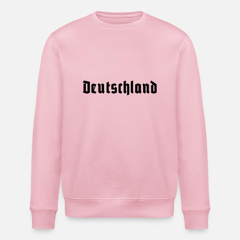 Deutschland T-Shirt - Stanley/Stella Unisex Bio-Sweatshirt ROLLER - Hellrosa