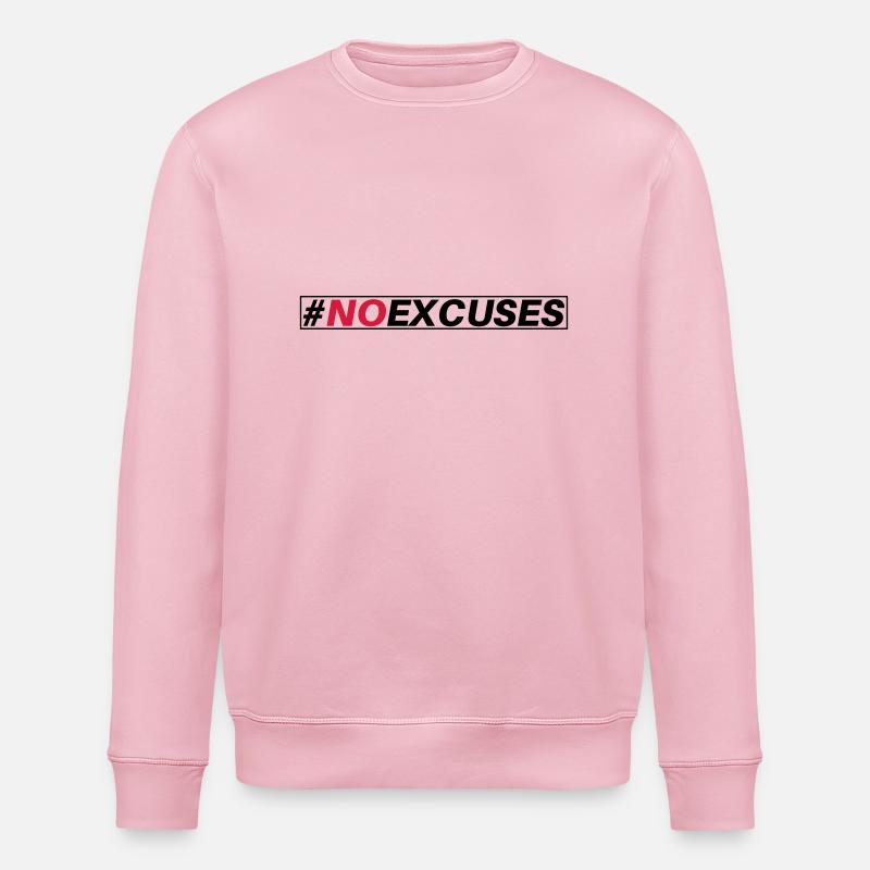 #NOEXCUSES - Sweat bio ROLLER Stanley/Stella Unisexe - rose pâle