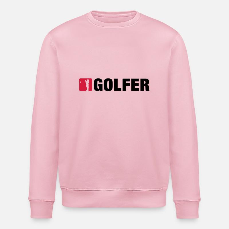 golf__2__f2 - Sweat bio ROLLER Stanley/Stella Unisexe - rose pâle