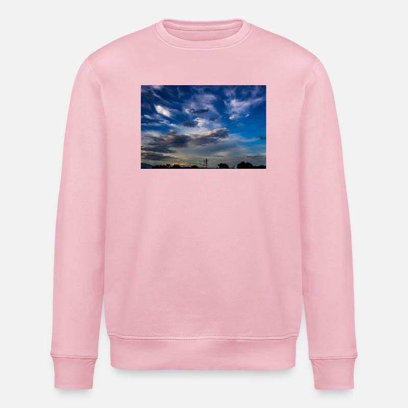 Der Himmel - Stanley/Stella Unisex Bio-Sweatshirt ROLLER - Hellrosa