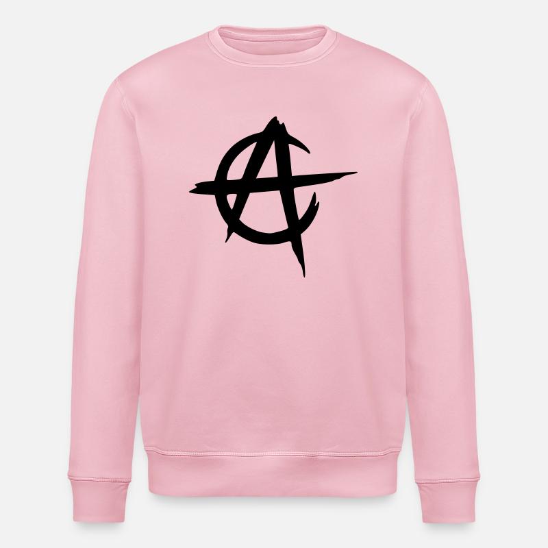 anarcho capitalism vector - Sweat bio ROLLER Stanley/Stella Unisexe - rose pâle