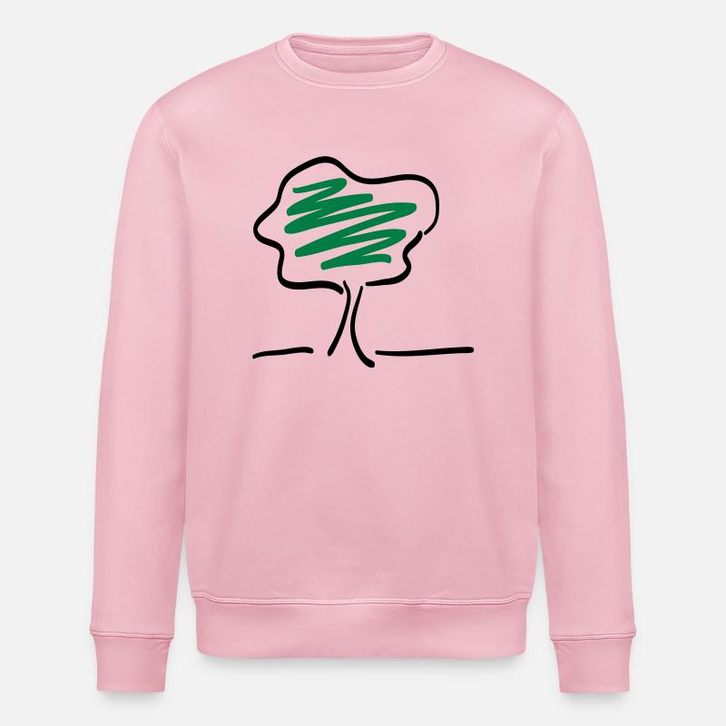 tree - Stanley/Stella ROLLER Unisex Organic Sweatshirt - cotton pink