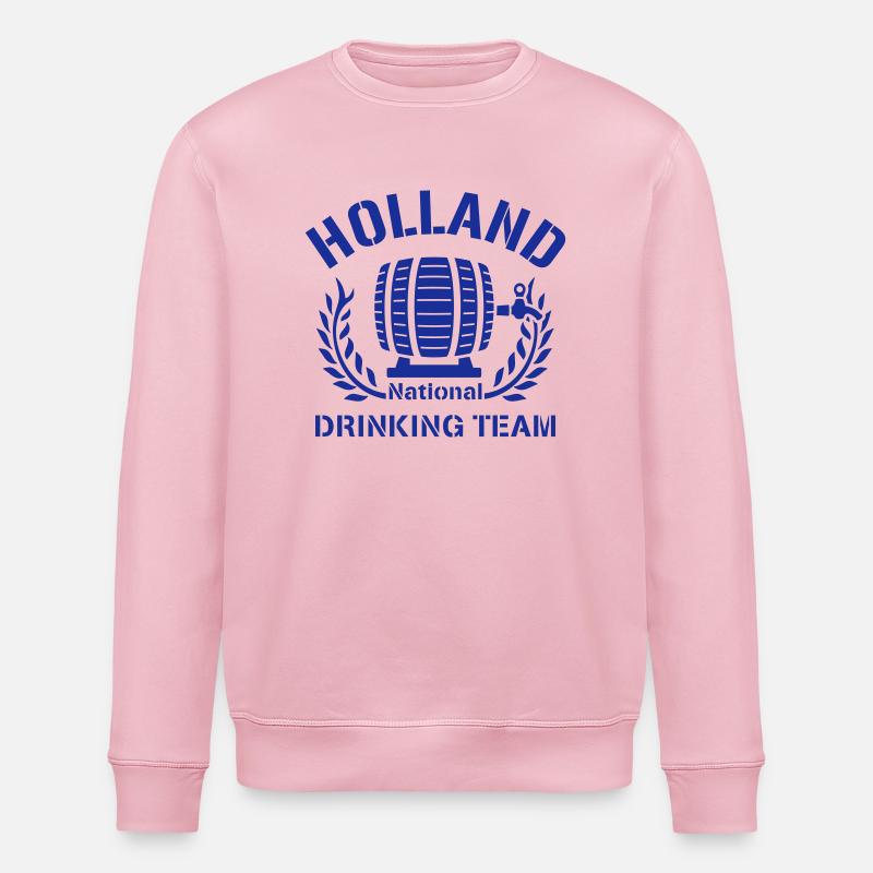 HOLLAND DRINKING TEAM - Stanley/Stella Unisex Bio-Sweatshirt ROLLER - Hellrosa
