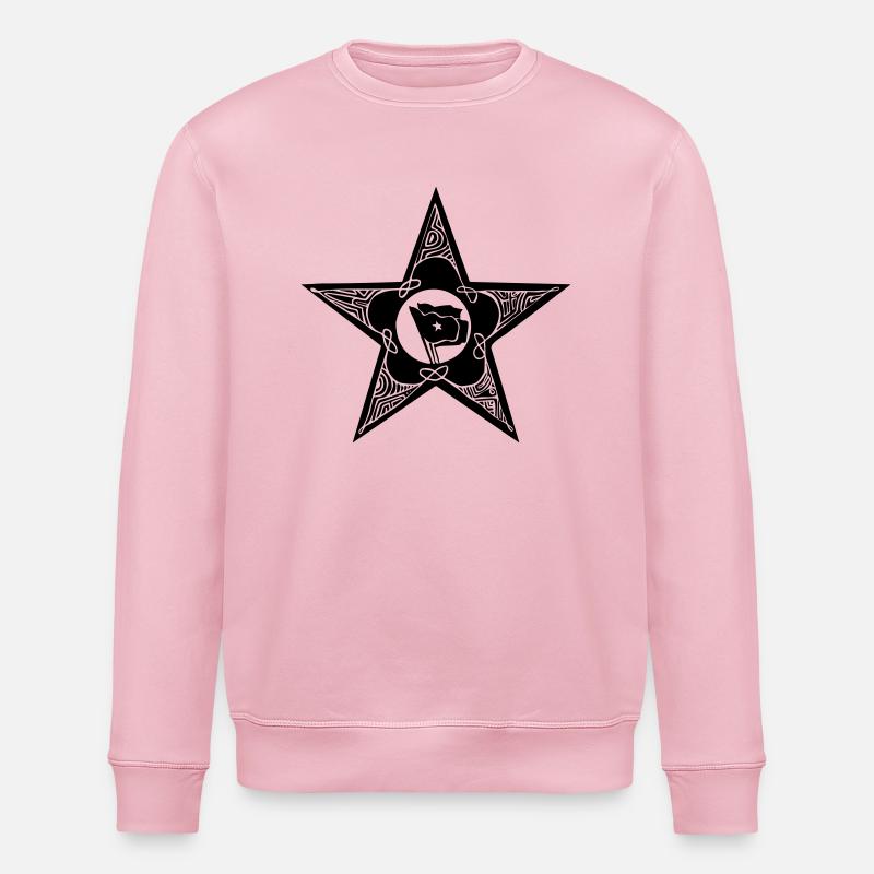 Stern - Stanley/Stella Unisex Bio-Sweatshirt ROLLER - Hellrosa