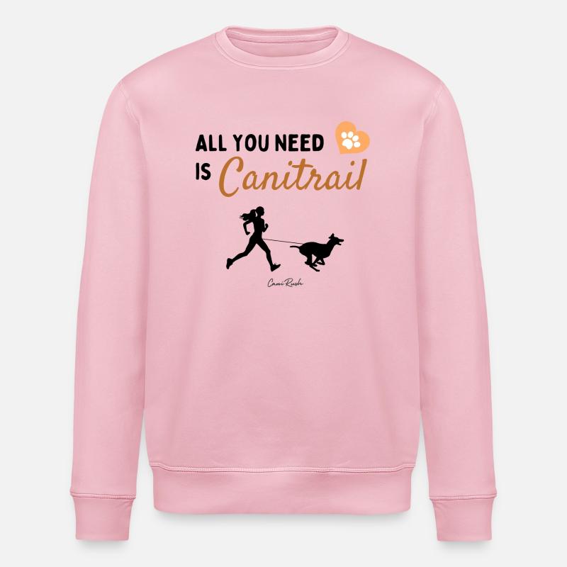Canitrail - Stanley/Stella ROLLER Unisex Organic Sweatshirt - cotton pink