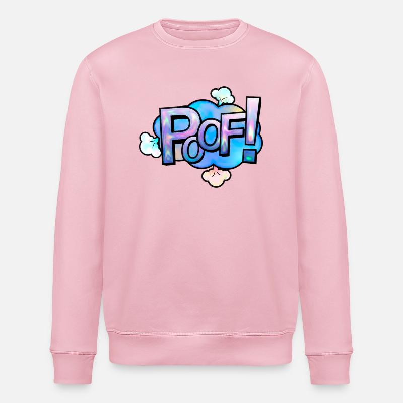 Pouf - Sweat bio ROLLER Stanley/Stella Unisexe - rose pâle