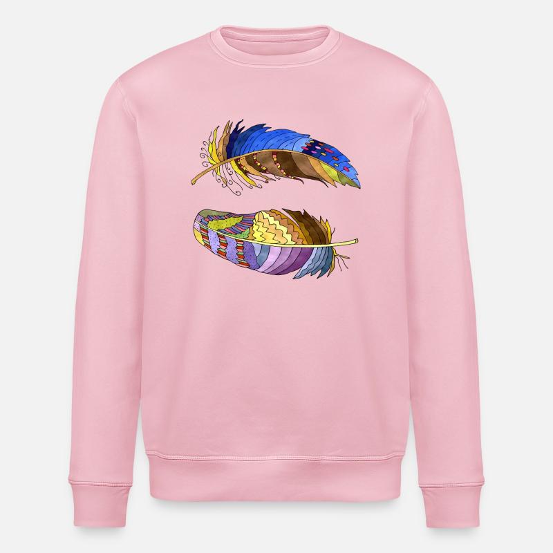 Feder - Stanley/Stella Unisex Bio-Sweatshirt ROLLER - Hellrosa