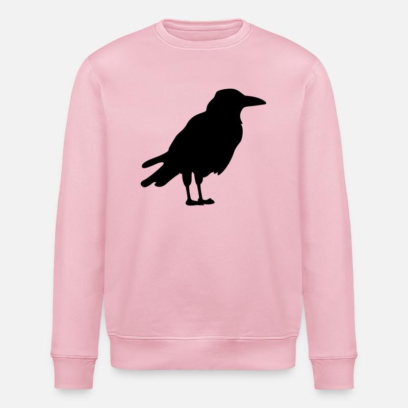 Krähe - Stanley/Stella Unisex Bio-Sweatshirt ROLLER - Hellrosa
