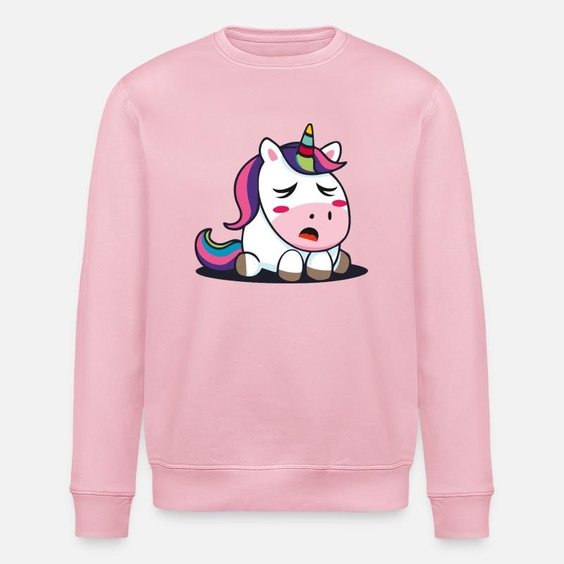 Baby Einhorn - Stanley/Stella Unisex Bio-Sweatshirt ROLLER - Hellrosa