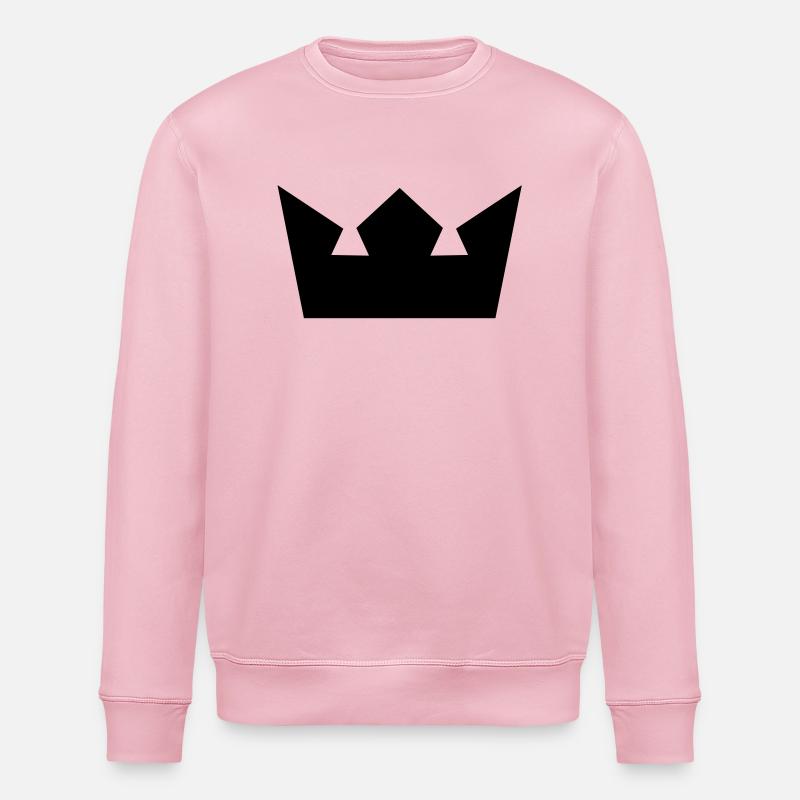 crown - Sweat bio ROLLER Stanley/Stella Unisexe - rose pâle