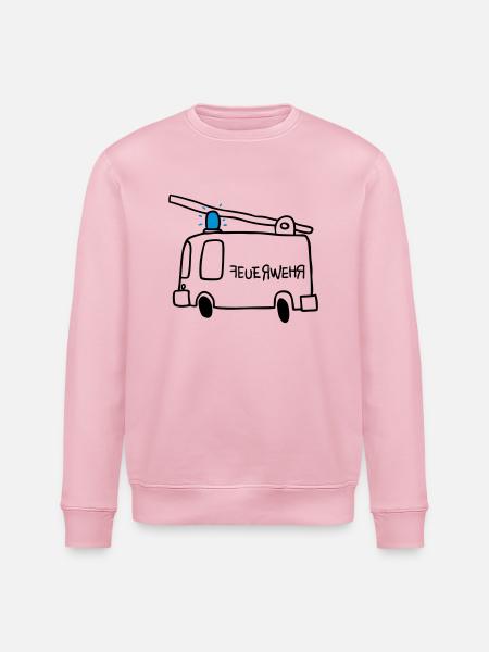 Fire - Stanley/Stella ROLLER Unisex Organic Sweatshirt - cotton pink