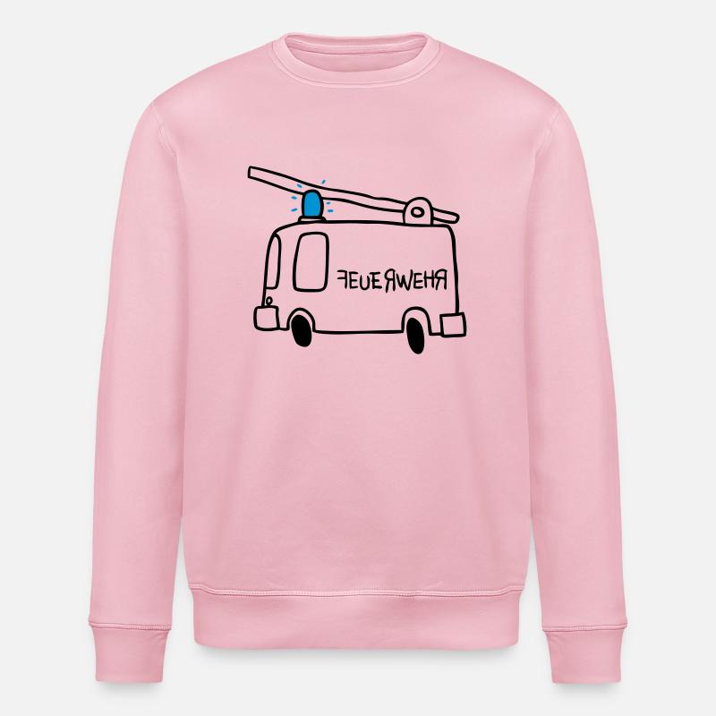 Feuerwehr - Stanley/Stella Unisex Bio-Sweatshirt ROLLER - Hellrosa