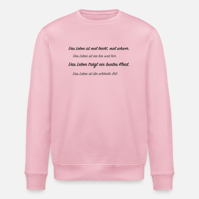 das Leben - Stanley/Stella Unisex Bio-Sweatshirt ROLLER - Hellrosa