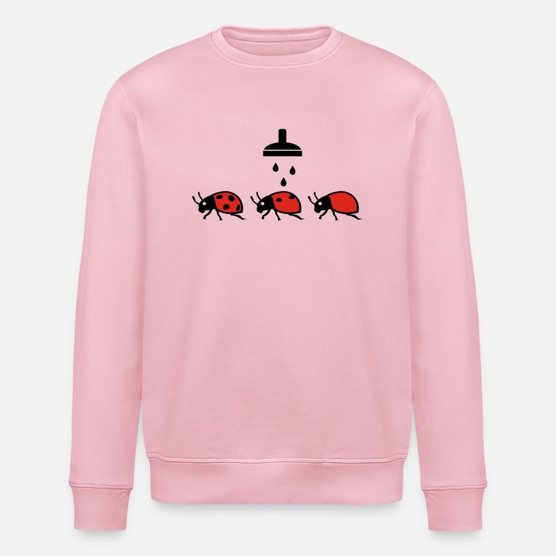 Marienkaefer - Stanley/Stella Unisex Bio-Sweatshirt ROLLER - Hellrosa