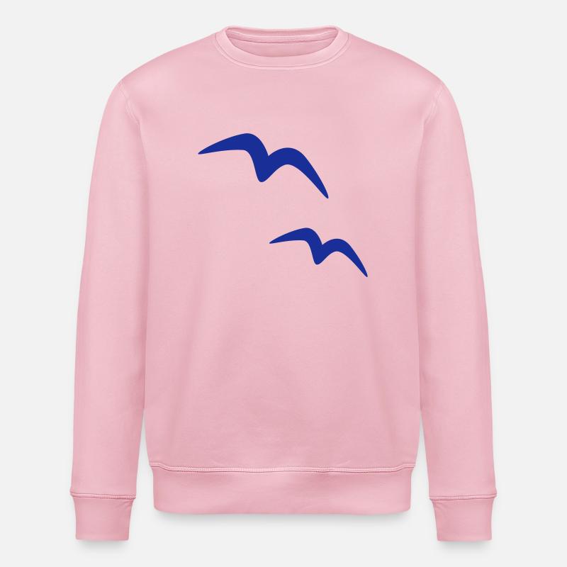 *möwen - Stanley/Stella Unisex Bio-Sweatshirt ROLLER - Hellrosa