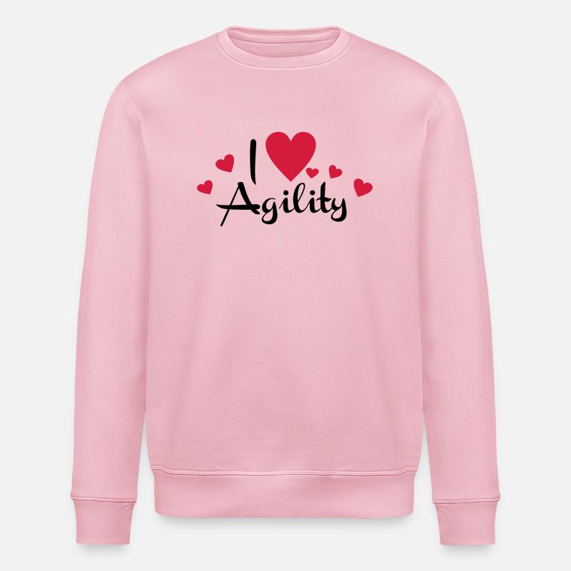 agility - Sweat bio ROLLER Stanley/Stella Unisexe - rose pâle