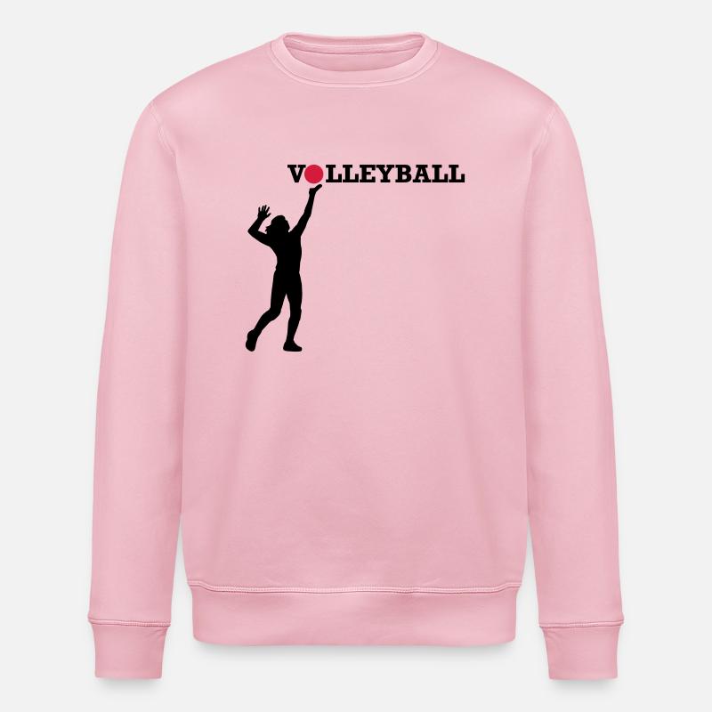 Volleyball - Stanley/Stella Unisex Bio-Sweatshirt ROLLER - Hellrosa