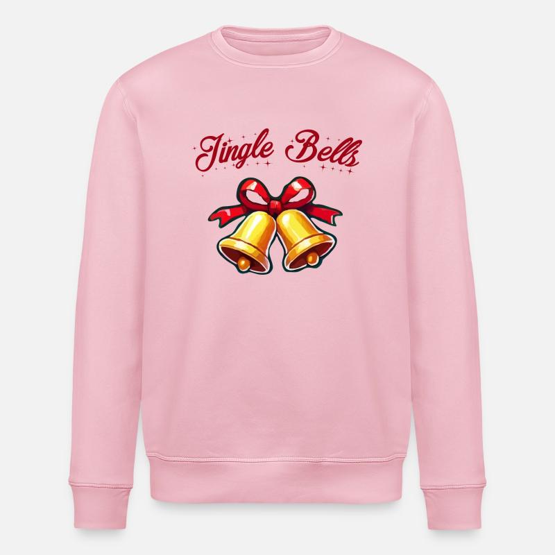 Glocken Jingle Bells - Sweat bio ROLLER Stanley/Stella Unisexe - rose pâle