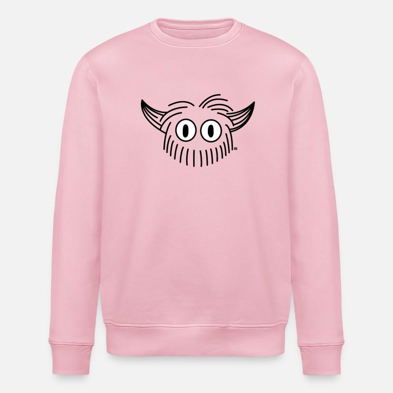 Pelziges Monster - Stanley/Stella Unisex Bio-Sweatshirt ROLLER - Hellrosa