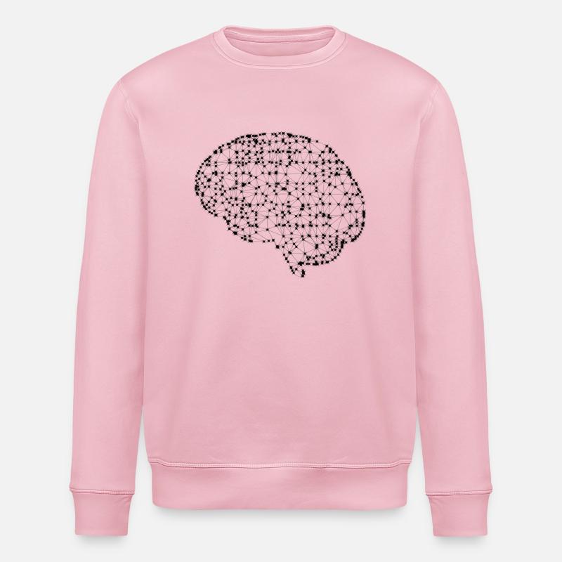 Brain - Stanley/Stella Unisex Bio-Sweatshirt ROLLER - Hellrosa