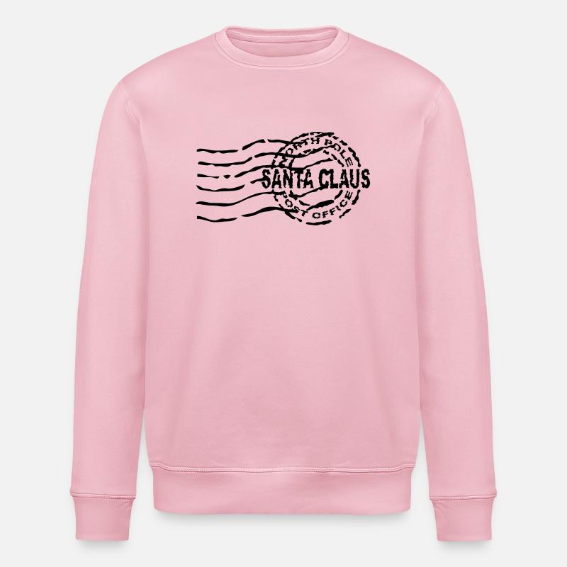 santa_claus_sc25 - Stanley/Stella Unisex Bio-Sweatshirt ROLLER - Hellrosa