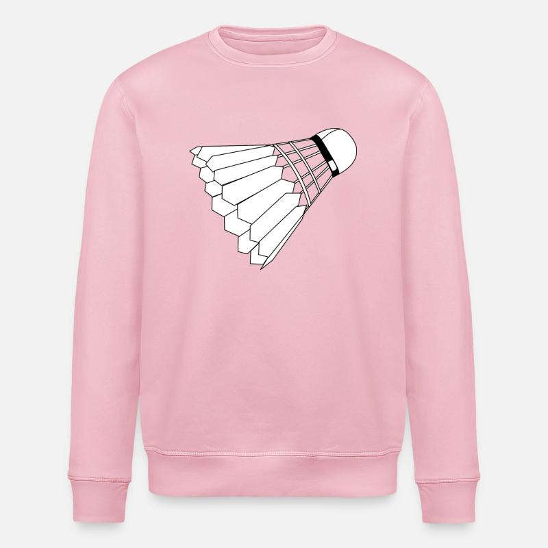 badminton - Sweat bio ROLLER Stanley/Stella Unisexe - rose pâle