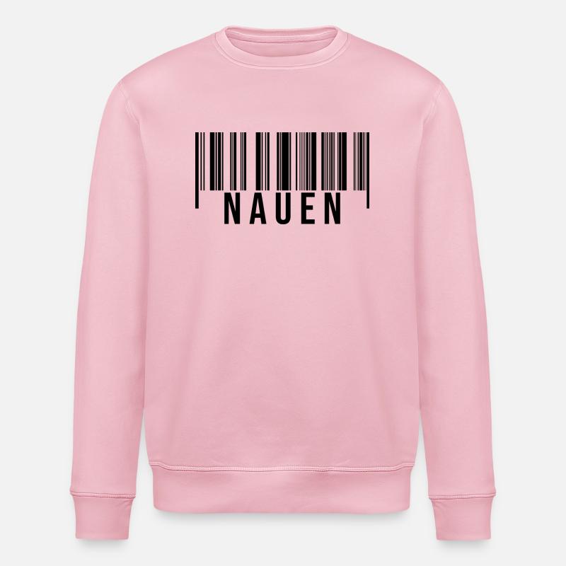 Nauen Strichcode - Stanley/Stella Unisex Bio-Sweatshirt ROLLER - Hellrosa