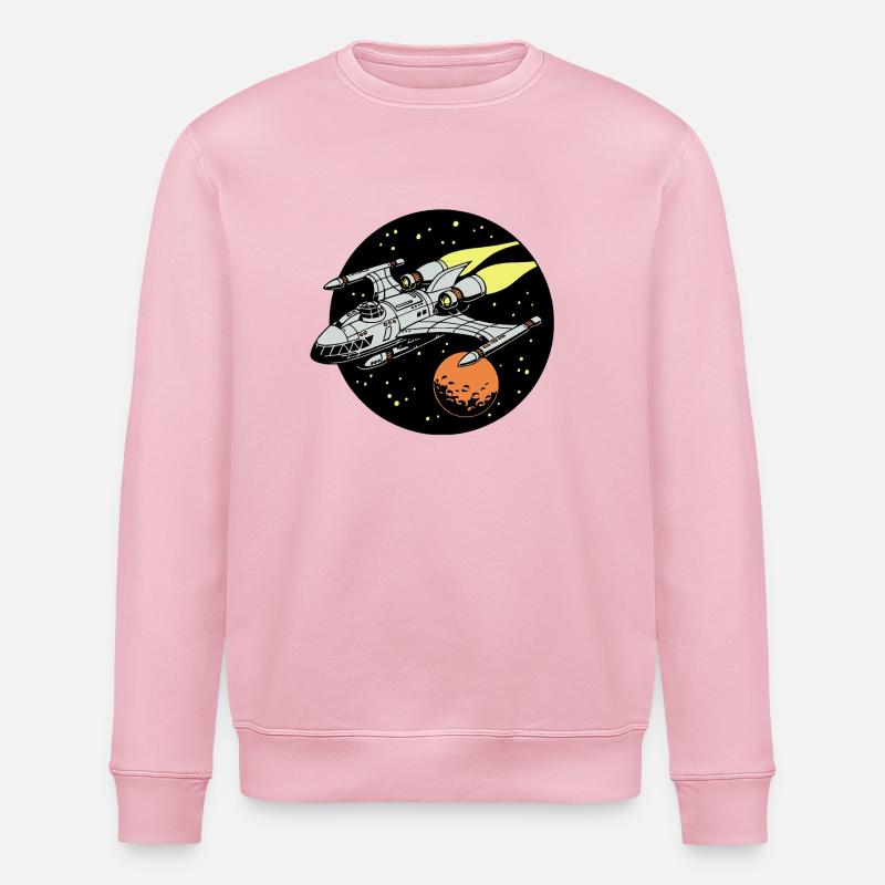 Raumschiff - Stanley/Stella Unisex Bio-Sweatshirt ROLLER - Hellrosa