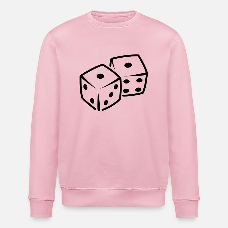 dices - Stanley/Stella Unisex Bio-Sweatshirt ROLLER - Hellrosa