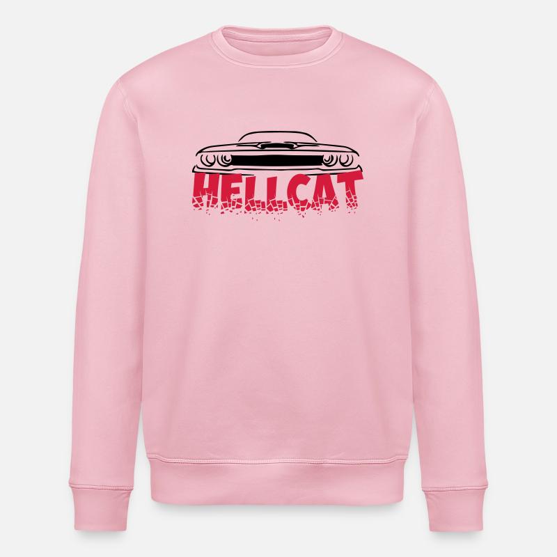 SRT HELLCAT - Stanley/Stella Unisex Bio-Sweatshirt ROLLER - Hellrosa