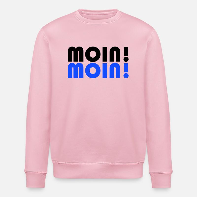Moin Spruch - Stanley/Stella Unisex Bio-Sweatshirt ROLLER - Hellrosa
