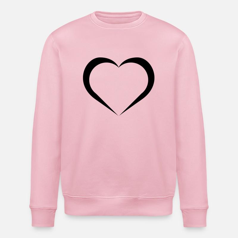 heart - Stanley/Stella Unisex Bio-Sweatshirt ROLLER - Hellrosa